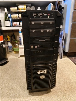 Cooler Master HAF @XII Full Tower Case With Mobo, DVD Drives, Floppy Drive.