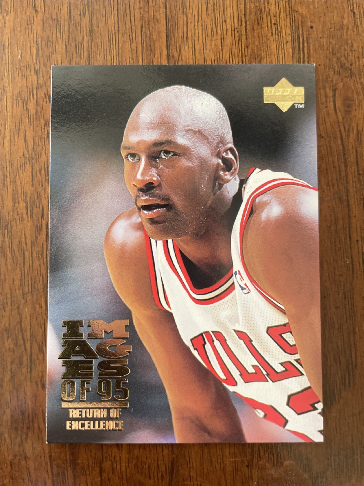 1995-96 Upper Deck - Michael Jordan #335 Images of 95 - Return to Greatness