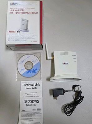 Silex SX-2000WG Hi-Speed USB Wireless Device Server