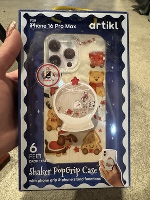 Artikl iPhone 16 Pro max Christmas Snow Globe Shaker Pop Grip New