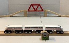 Brio 33187 German Ice Bord Restaurant High Speed Holzeisenbahn Set RAR 1990er