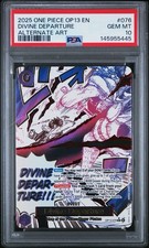 Bandai One Piece 2025 Divine Departure Alt Art Foil OP13-076 PSA 10 English