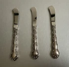 Reed & Barton Sterling Silver Handled Knives Lot of 3