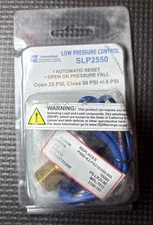 IRP SLP2550 Low Pressure Control Switch 25-50 PSI Auto Reset 1/4 Female SAE