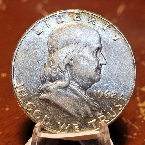 Unc 1962 P Franklin Half Dollar BU 90% Silver