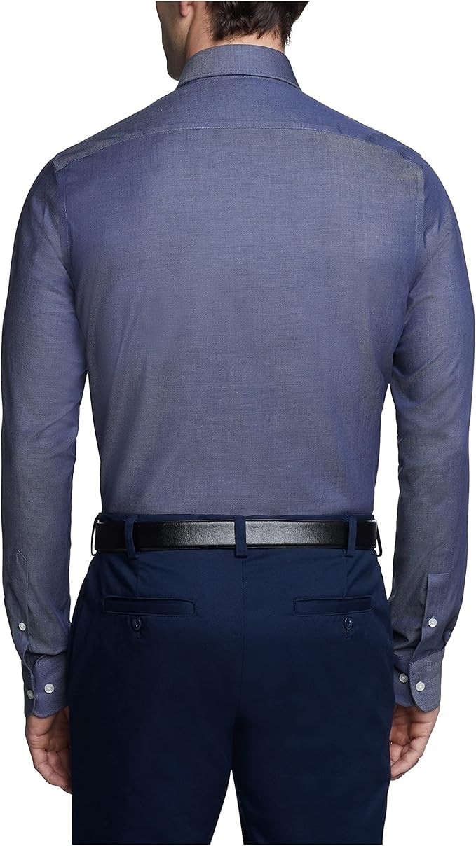 Tommy Hilfiger Men's Th Flex Essentials Reg Fit Stretch Shirt -14.5 32/33 S image 2