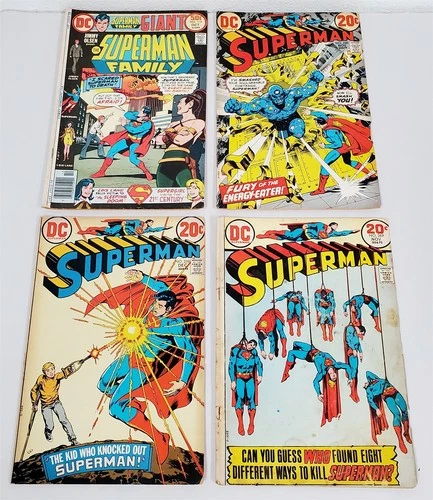 Z-942 VINTAGE 1970'S COLLECTION OF DC COMICS-SUPERMAN LOT!