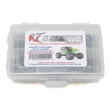 RC Screwz SS Screw Set-AXI SMT10 Grave Drigger RCZAXI024 Electric Car/Truck