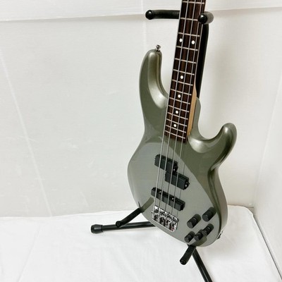 Fender Mexico Deluxe Zone Bass Guitar Gray Excellent