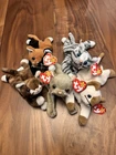 Ty Beanie Babies Lot of 5 Cats Vintage Chip Prance Snip Scat Pounce