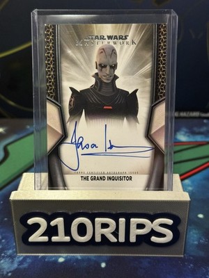 2025 Topps Star Wars Masterwork - Jason Isaacs As The Grand Inquisitor  A-JI