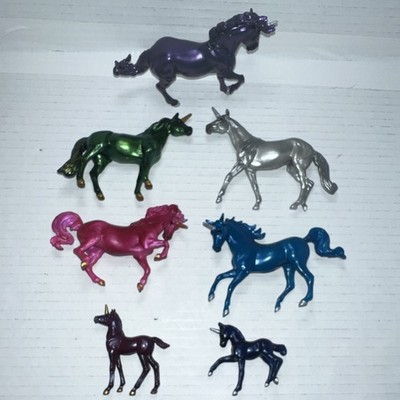 Breyer Horses Stablemates Sparkling Splendor Deluxe Unicorn Set Of 7 Unicorns