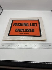 Uline Packing List Envelopes 4-1/2 X 5-1/2” (S-206) 75 Count