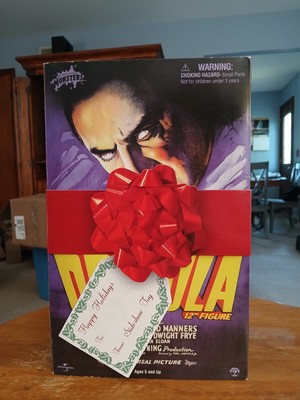 BOX ONLY Sideshow Universal Monsters Dracula Holiday Edition Horror