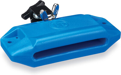 LP JAM BLOCK blau Latin Percussion LP1205 High Pitch Percussion mit Halter