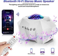 Northern Lights Galaxy Projector Lamp Star Projection Night Light + Remote New