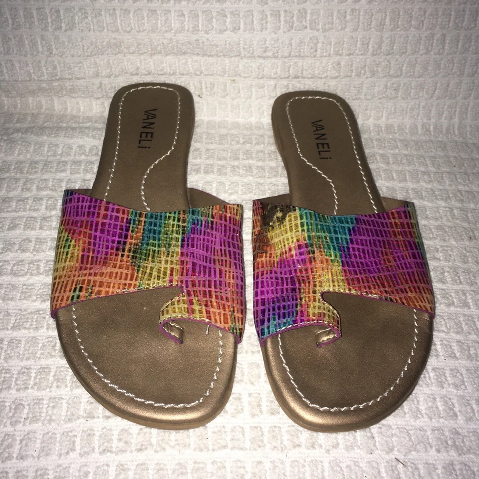 Chanclas Vaneli Multi Boho Hippie Preppy Edgy Verano Color 7 M Foto 2 de 4