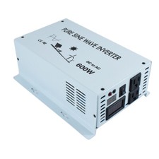 Inverter onda sinusoidale pura 600W 36V DC a AC 120V convertitore energia solare campeggio camper nuovo