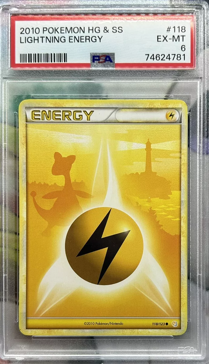 Pokemon HeartGold SoulSilver Card Common Lightning Energy