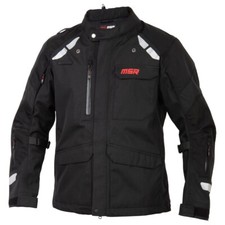 MSR Voyager Adventure Motorcycle Jacket Large Black