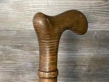 Elegant cane for man or women, mom, grandmother - Processed handle Beautiful woo