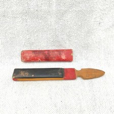 1930s Vintage Selten J Bown Brothers Kissen Rasierer Strop Pflege Sammler W847