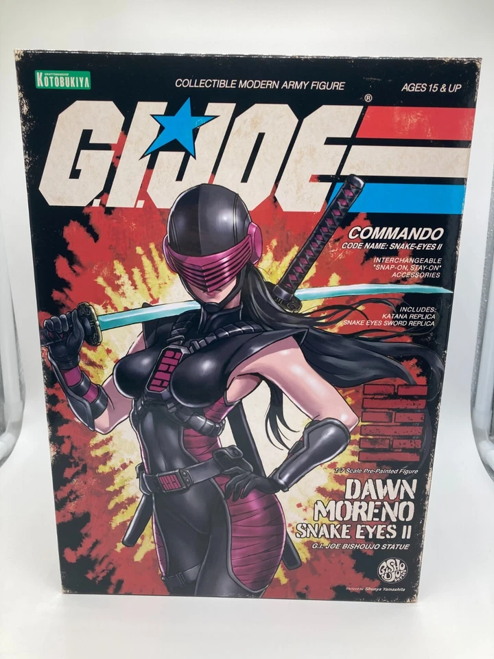 Kotobukiya G.I. Joe Bishoujo Dawn Moreno (Snake Eyes II) escala 1/7  Foto 3 de 4
