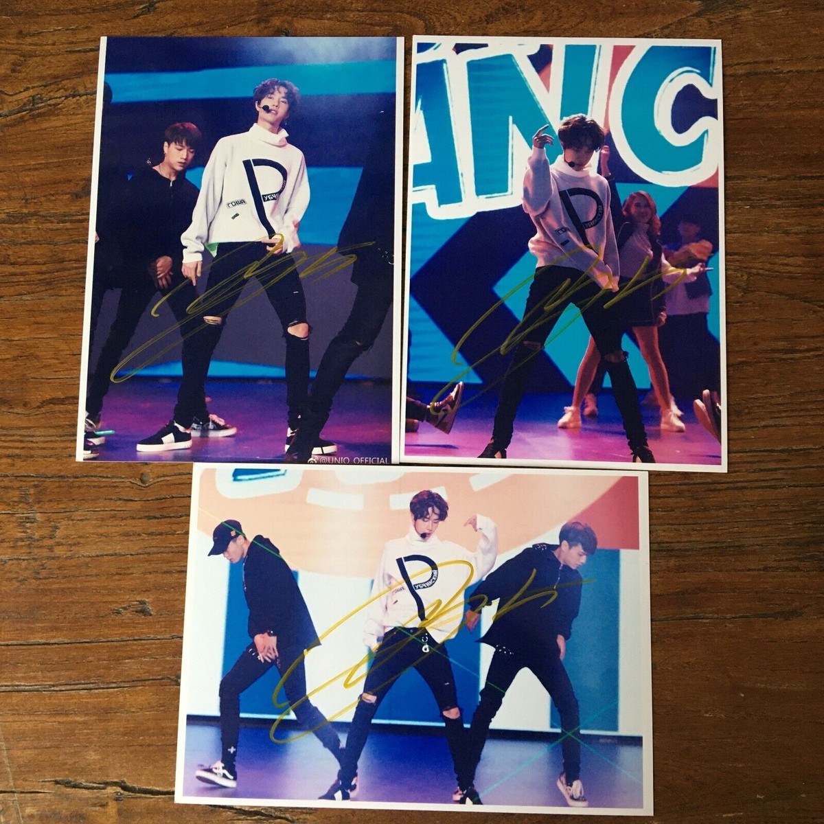 WANG YIBO YI BO PHOTO CARD PICTURE SIGNED AUTOGRAPHED COLLECTION 5