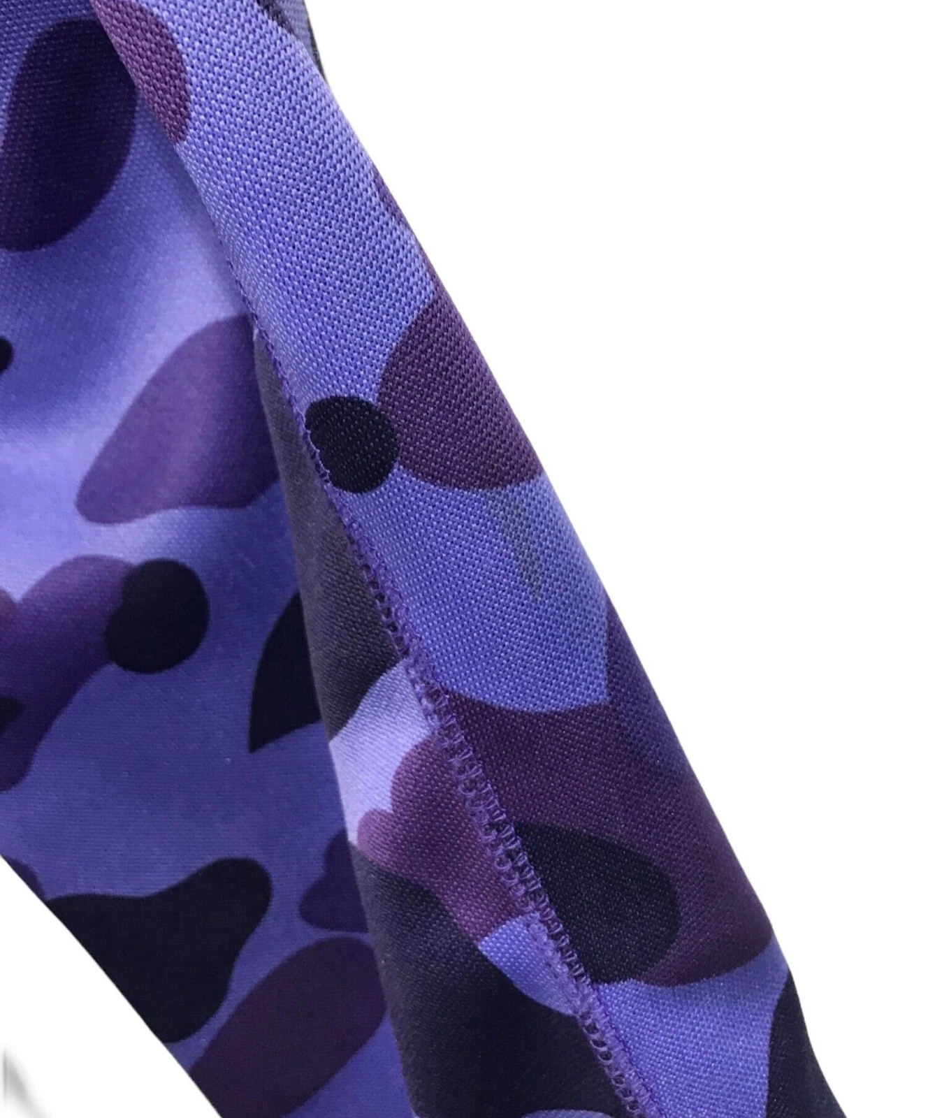 A BATHING APE (BAPE) Felpa con cappuccio e zip intera A BATHING APE Jersey Shark viola taglia M