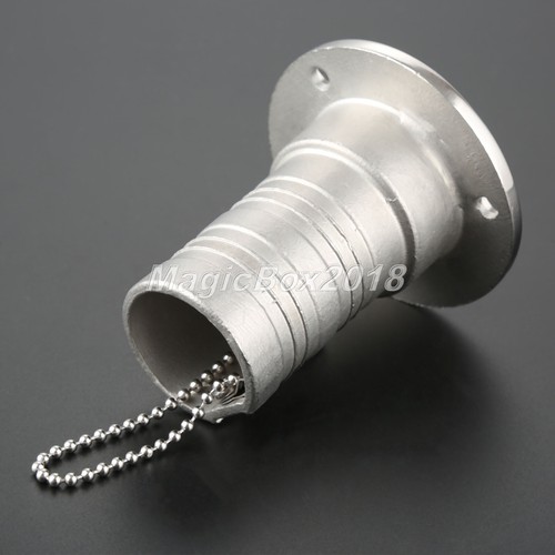 1x 1.5" Boat AISI Stainless Keyless Water Deck Filler Fill Cap Heavy Duty Silver - Picture 3 of 10