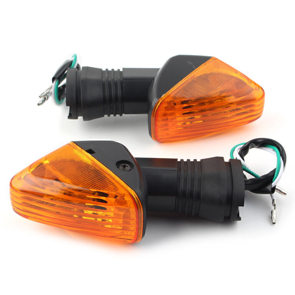 Motorcycle Turn Signal Light Amber Lens Fit Kawasaki Ninja