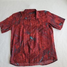 Vintage Callan Shirts Made in Australia Short Sleeved Button Up Shirt Mens L