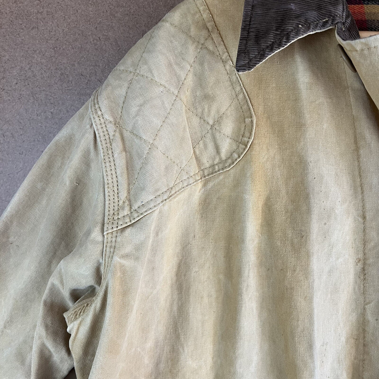 VTG 60s 70s Black Sheep Brand Canvas Hunting Jacket X… - Gem