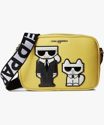 NEW! Karl Lagerfeld Paris Adele Yellow Backpack / Hand Bag Karl Lagerfeld | Bags | Karl Lagerfeld Paris Adele All Over  main image 3