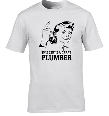 Klempner T-Shirt Geschenkidee Unikat Design Job T-Shirt lustig tolles Geschenk T-Shirt