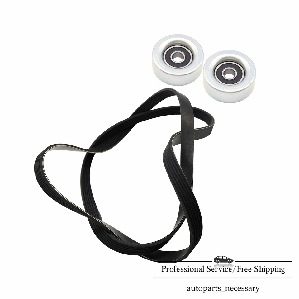 For 12-15 Subaru Impreza XV Crosstrek 2.0L Serpentine V-Belt w/ Idler Pulley Kit - Image 3 of 4