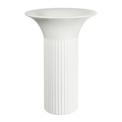 Vase Décoratif ASA Selection "Ease" - Faïence Noire Mate - Hauteur 60 Cm - Neuf