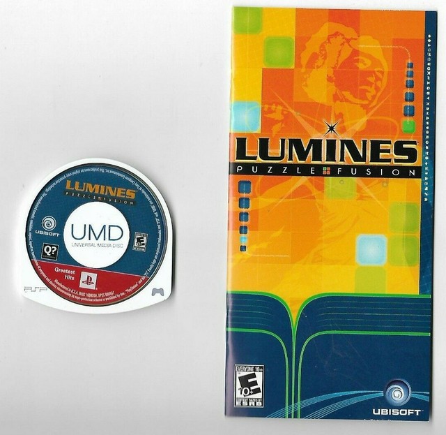Lumines Puzzle Fusion (Sony PSP, 2005) Greatest Hits Very Good Tested w