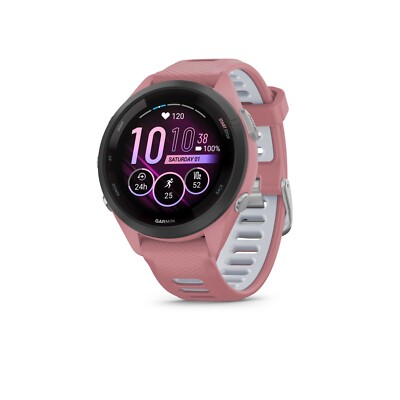 Garmin Forerunner 265S GPS Running Smartwatch AMOLED Display Pink