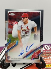 2021 Topps Chrome Seth Elledge Rookie Autograph Card