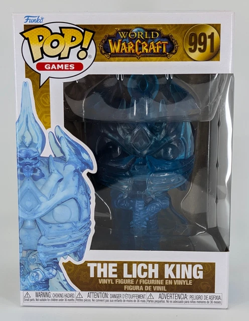 The Lich King Funko Pop! Games: World of Warcraft - Vinyl Figure 991 with Case