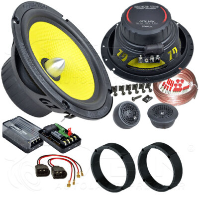 GROUND ZERO LAUTSPRECHER für VW JETTA V / 5 2005-2010 Heck Tür 2-Wege 150W #ATZ0