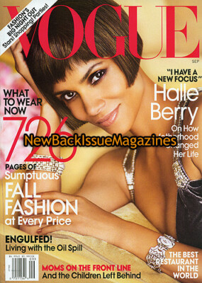 Vogue 9/10,Halle Berry,Fall Fashion,September 2010,NEW | eBay