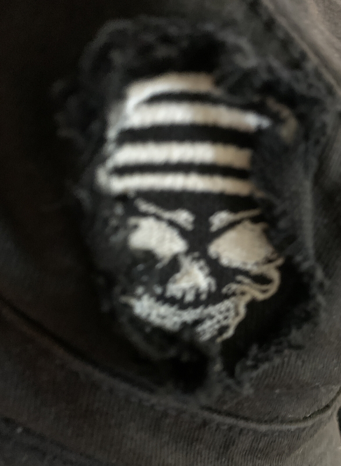 Skull Patch Embroider Patch Baseball HatCap Distr… - image 12