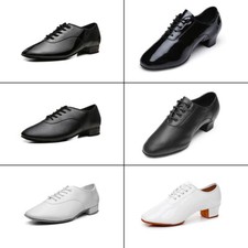 Mens Latin Dance Shoes Modern Ballroom Tango Jazz Dancing Performance Shoes