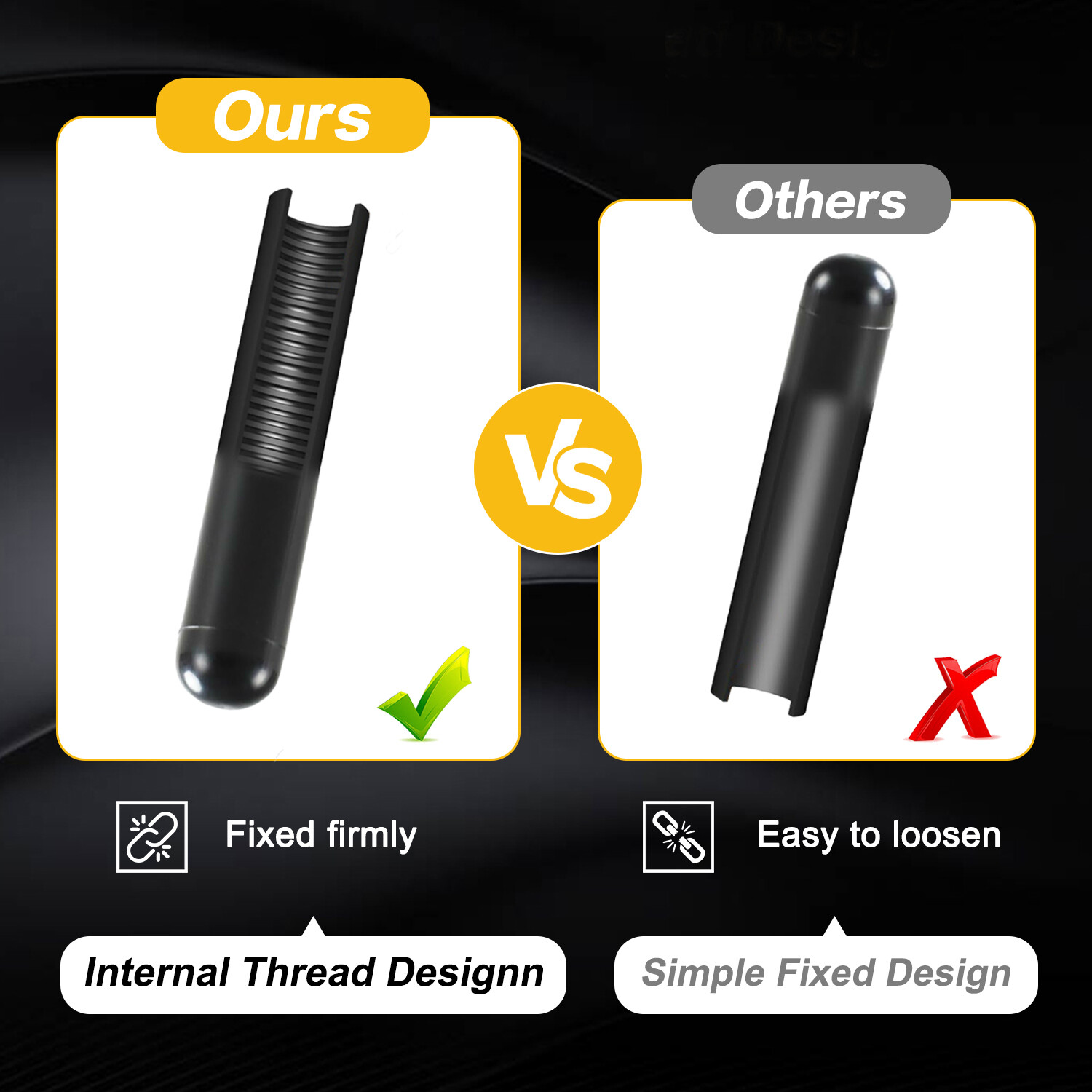 Quality 2x Door Lock Knobs Pins Studs for 2002-2019 Ford E-450 US