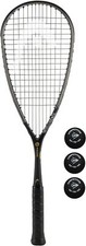 Head G.110 Graphene Squash Racket & 3 Squash Balls RRP &pound;140