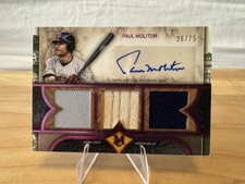 2025 Topps Museum Collection Paul Molitor Triple Relic Autograph #36/75 Brewers