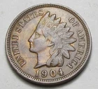 1904 INDIAN HEAD CENT,FULL LIBERTY, VERY NICE COIN!!!!(A5)
