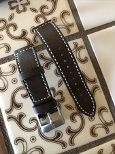 VICTORINOX SWISS  ARMY ALPANACH BROWN LEATHER BAND 24MM MACH 6 7 8 SWISS MADE
